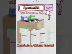 XN-350, XN-550, XN 시리즈 분석 반응기 시스맥스 혈액학 폐쇄 시스템 바코드 칩 RFID 카드